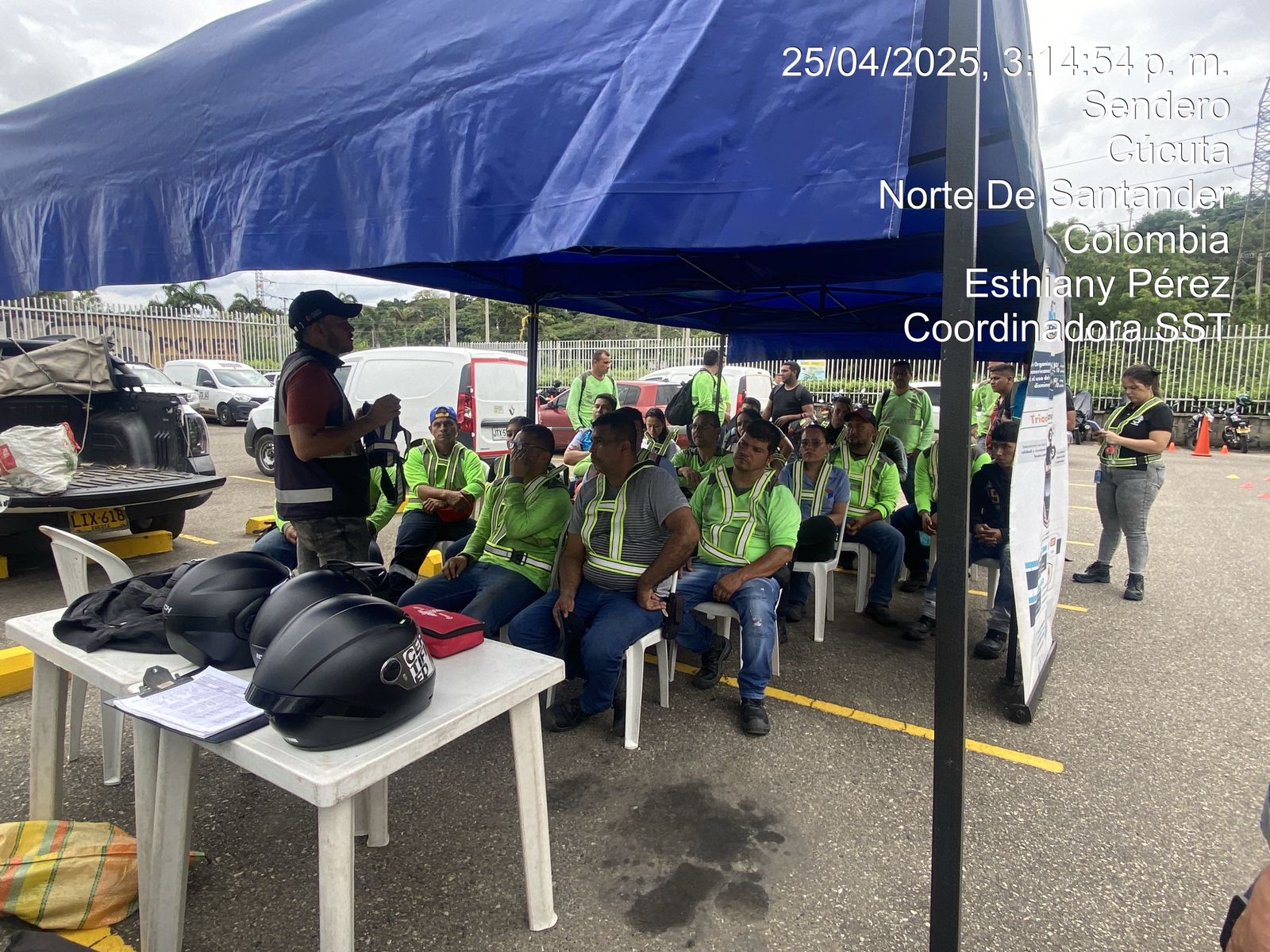 Evidencia de capacitación